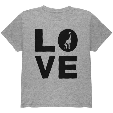 Giraffe Love Youth T Shirt