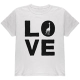 Giraffe Love Youth T Shirt