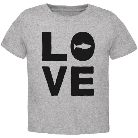 Shark Love Toddler T Shirt