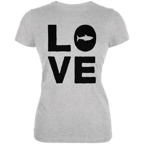 Shark Love Juniors Soft T Shirt