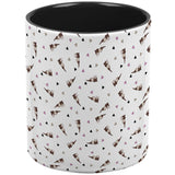 Retro Ferret Pattern All Over Coffee Mug