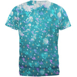 Mermaids Pearls and Starfish Pattern All Over Mens T Shirt