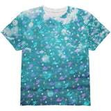 Mermaids Pearls and Starfish Pattern All Over Youth T Shirt
