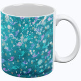 Mermaids Pearls and Starfish Pattern All Over Coffee Mug