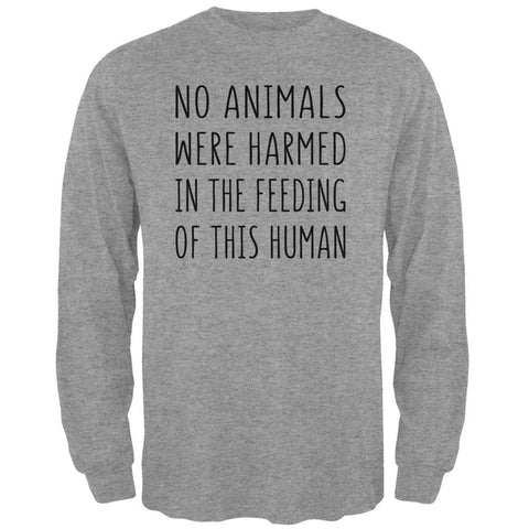 Activist No Animals Were Harmed in the Feeding of this Human Mens Long Sleeve T Shirt