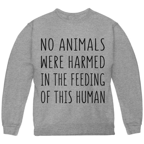 Activist No Animals Were Harmed in the Feeding of this Human Youth Sweatshirt