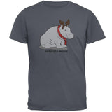 Hippo Moose Hippopotamoose Funny Pun Mens T Shirt