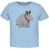 Hippo Moose Hippopotamoose Funny Pun Toddler T Shirt