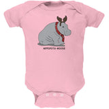 Hippo Moose Hippopotamoose Funny Pun Soft Baby One Piece