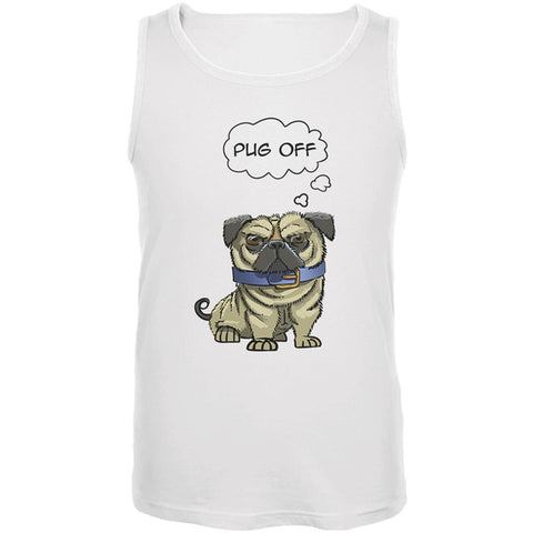 Pug Off Funny Dog Mens Tank Top