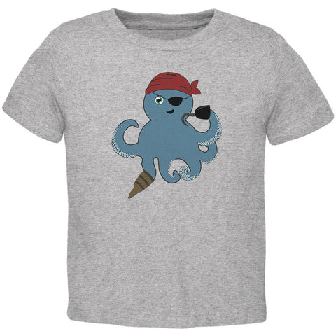 Cute Pirate Octopus Toddler T Shirt