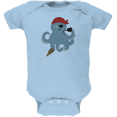 Cute Pirate Octopus Soft Baby One Piece
