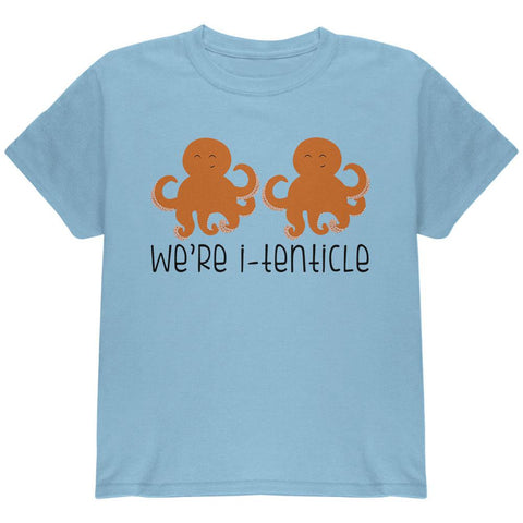 Octopus We're Identical Itenticle Twins Funny Pun Youth T Shirt
