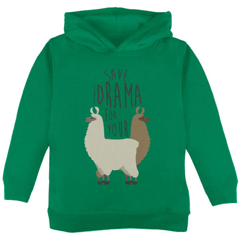 Save the Drama for Your Llama Pun Toddler Hoodie