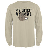 Sloth My Spirit Animal Mens Long Sleeve T Shirt
