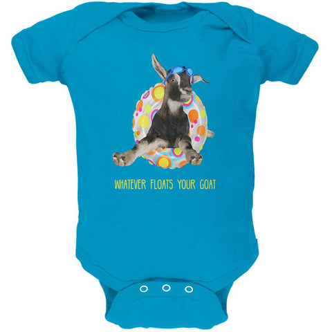 Whatever Floats Your Goat Boat Funny Soft Baby One Piece