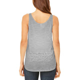 English Cocker Spaniel Live Forever Juniors Flowy Side Slit Tank Top
