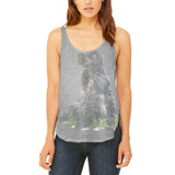English Cocker Spaniel Live Forever Juniors Flowy Side Slit Tank Top