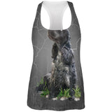 English Cocker Spaniel Live Forever All Over Womens Work Out Tank Top