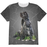 English Cocker Spaniel Live Forever All Over Youth T Shirt