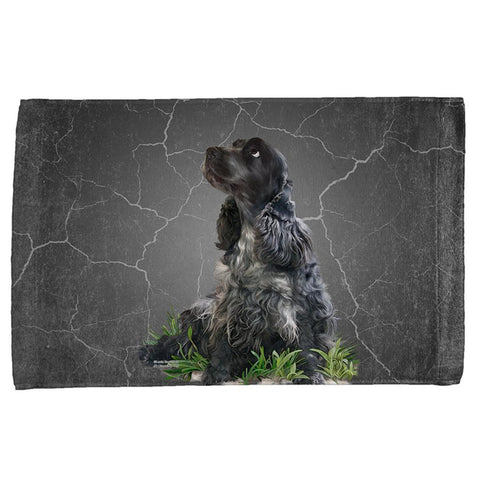 English Cocker Spaniel Live Forever All Over Hand Towel