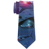 Laser Sharks in Space All Over Neck Tie