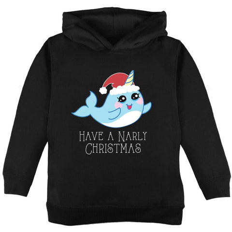 Narwhal Have a Narly Gnarly Christmas Toddler Hoodie