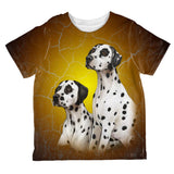 Dalmatians Live Forever All Over Toddler T Shirt