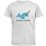 Christmas Narwhal Be Merry and Bright Mens T Shirt