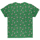 Retro Ferry Merry Christmas Ferret Pattern All Over Youth T Shirt