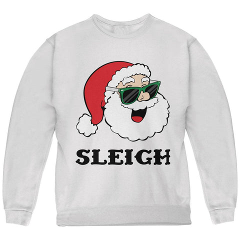 Christmas Santa Sunglasses Sleigh Slay Youth Sweatshirt