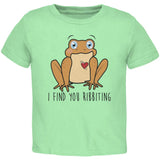 Toad I Find You Riveting Funny Pun Valentine's Day Toddler T Shirt