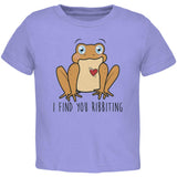 Toad I Find You Riveting Funny Pun Valentine's Day Toddler T Shirt