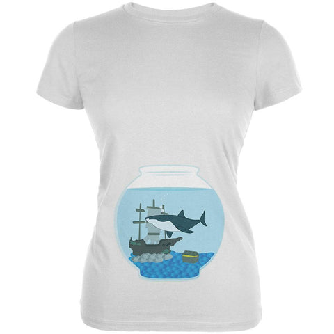 Fish Bowl Cute Shark Tank Juniors Soft T Shirt