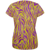 Mardi Gras Cajun Tiger Costume All Over Womens T Shirt