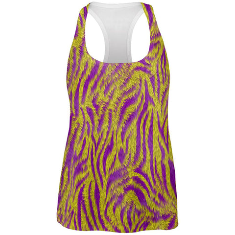 Mardi Gras Cajun Tiger Costume All Over Womens Work Out Tank Top