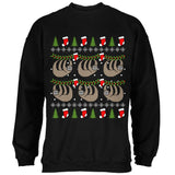 Hanging Sloth Ugly Christmas Sweater Mens Sweatshirt