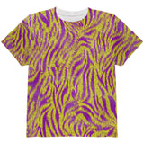 Mardi Gras Cajun Tiger Costume All Over Youth T Shirt