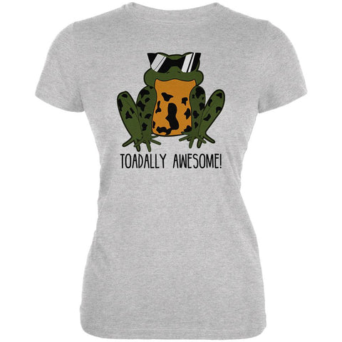 Toad Totally Awesome Funny Pun Juniors Soft T Shirt