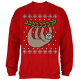 Big Hanging Sloth Ugly Christmas Sweater Mens Sweatshirt