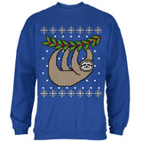 Big Hanging Sloth Ugly Christmas Sweater Mens Sweatshirt