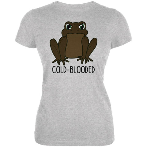 Toad Cold Blooded Funny Juniors Soft T Shirt