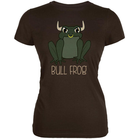 Bull Frog Funny Pun Juniors Soft T Shirt