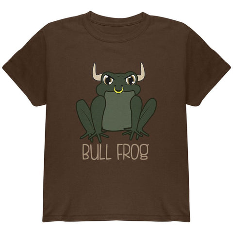 Bull Frog Funny Pun Youth T Shirt