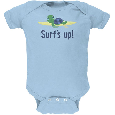 Sea Turtle Surf's Up Summer Cute Soft Baby One Piece