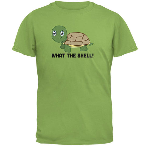 Turtle What The Shell Funny Pun Cute Mens T Shirt
