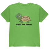 Turtle What The Shell Funny Pun Cute Youth T Shirt