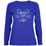 Crazy Cat Lady Womens Long Sleeve T Shirt