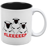 Counting Evil Sheep Sleep All Over Coffee Mug