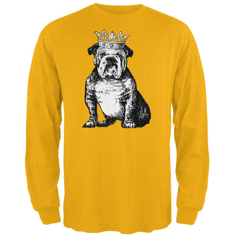 Bulldog Crown Mens Long Sleeve T Shirt